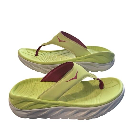 Hoka One One Ora Recovery Flip Flop Orthopedic Comfort Sandals Women’s 5 EUC - Picture 3 of 8